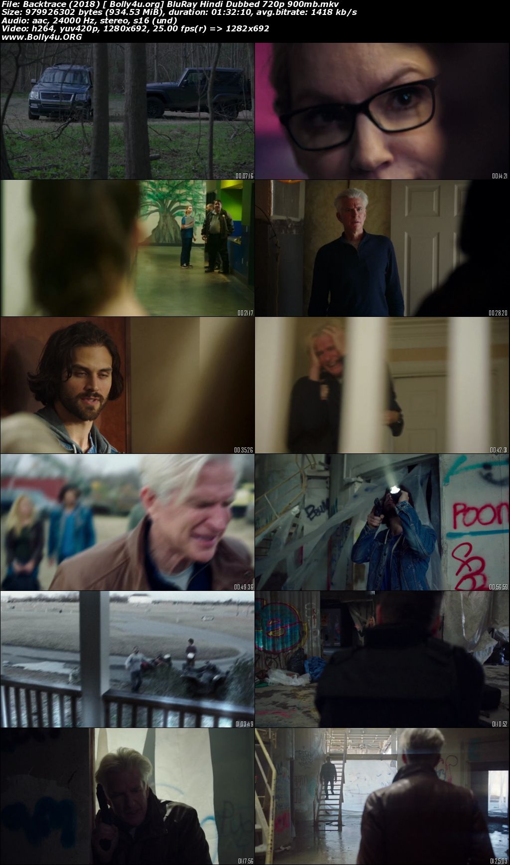 Backtrace 2018 BluRay 900Mb Hindi Dubbed ORG 720p Download