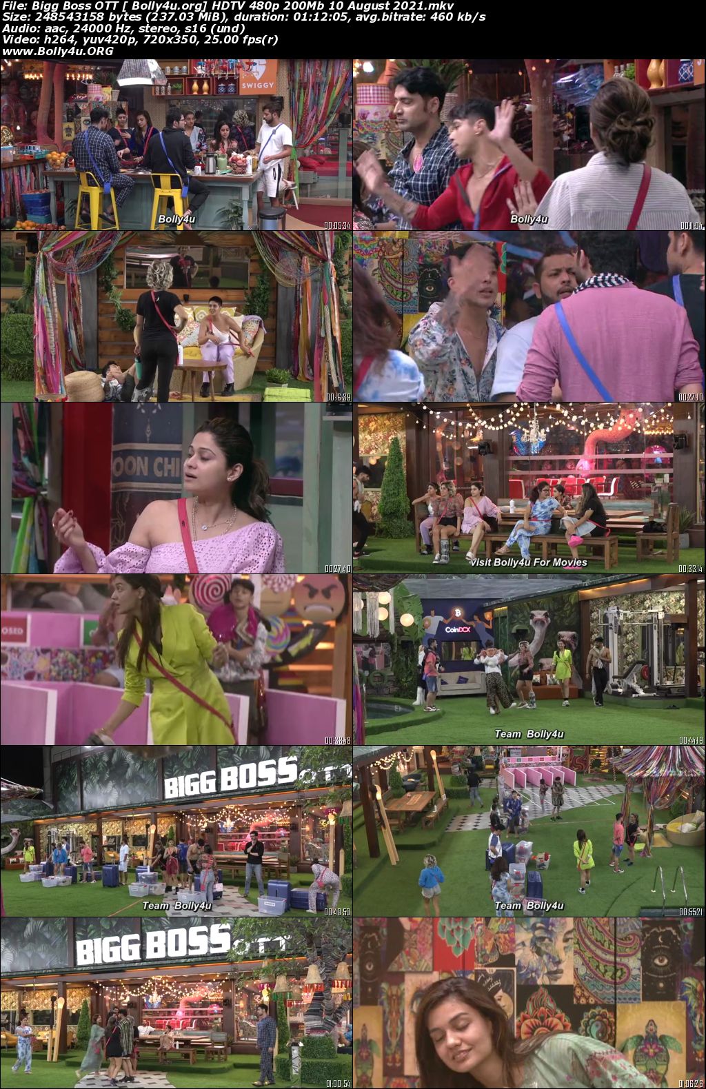 Bigg Boss OTT HDTV 480p 200Mb 10 August 2021 Download