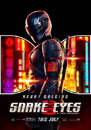 Snake Eyes G I Joe Origins 2021 WEBRip 400Mb Hindi HQ Dual Audio 480p