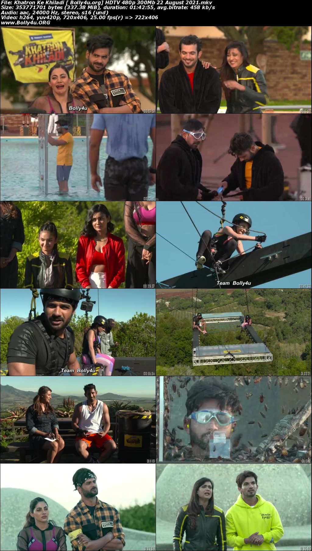 Khatron Ke Khiladi HDTV 480p 300Mb 22 August 2021 Download