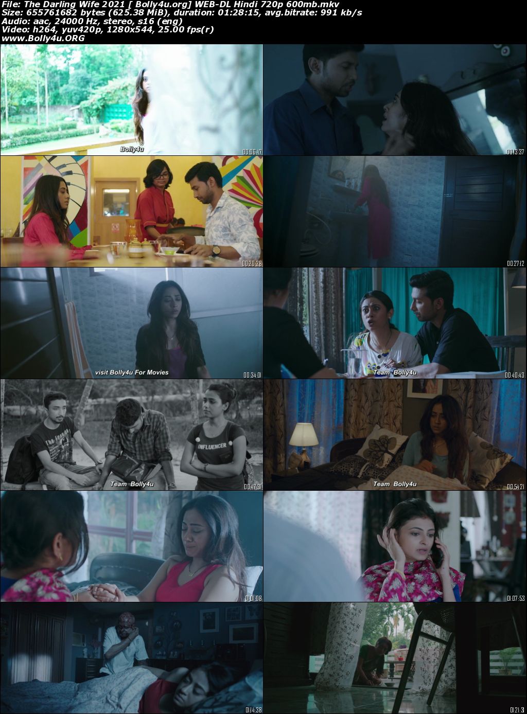 The Darling Wife 2021 WEB-DL 600Mb Hindi Movie Download 720p