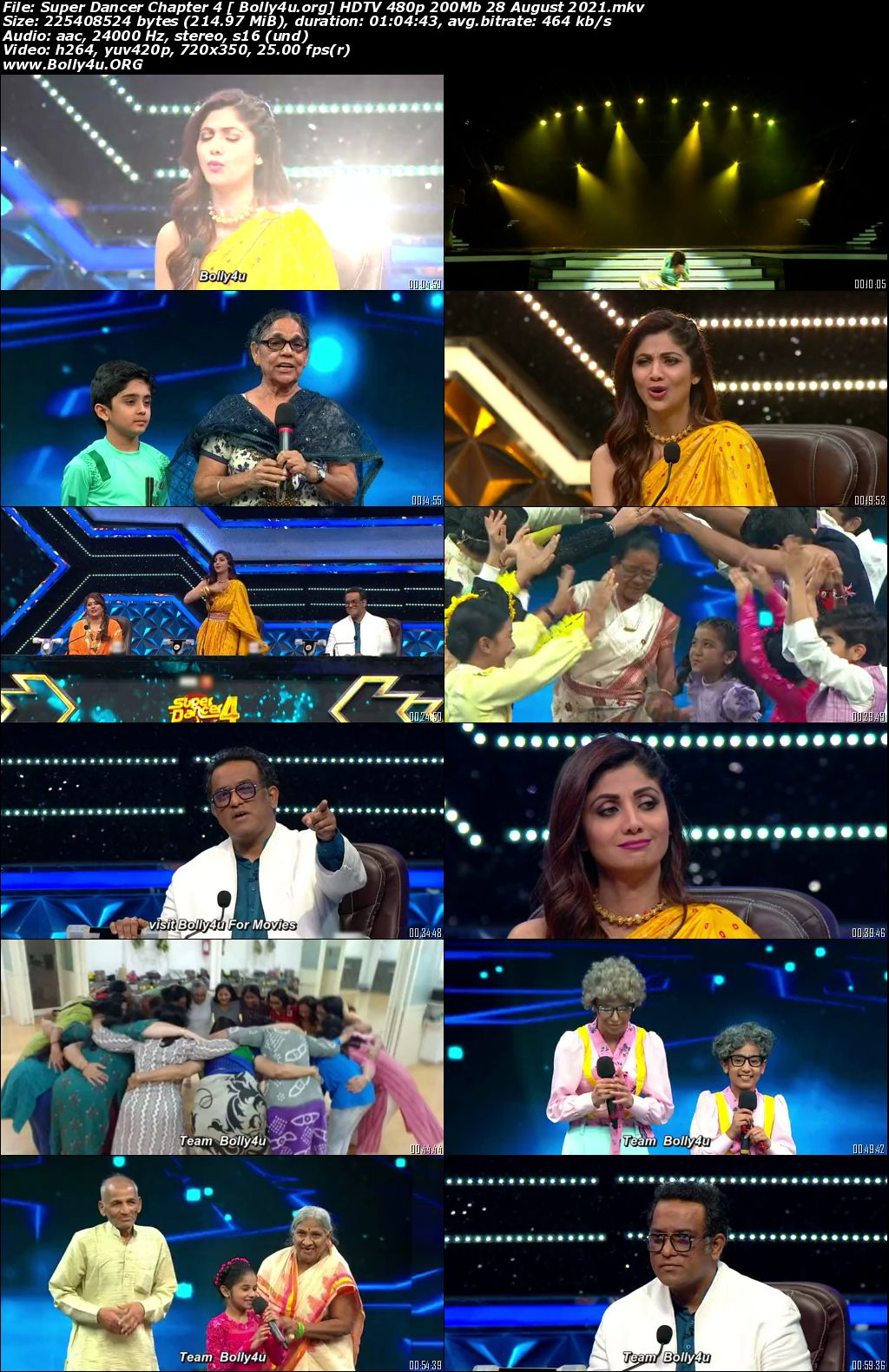 Super Dancer Chapter 4 HDTV 480p 200Mb 28 August 2021 Download