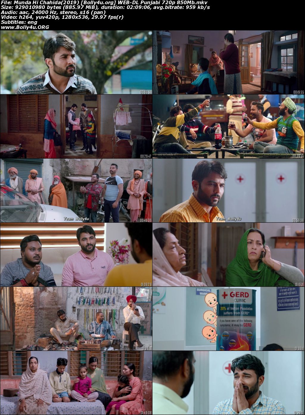 Munda Hi Chahida 2019 WEB-DL 400MB Punjabi Movie Download 480p