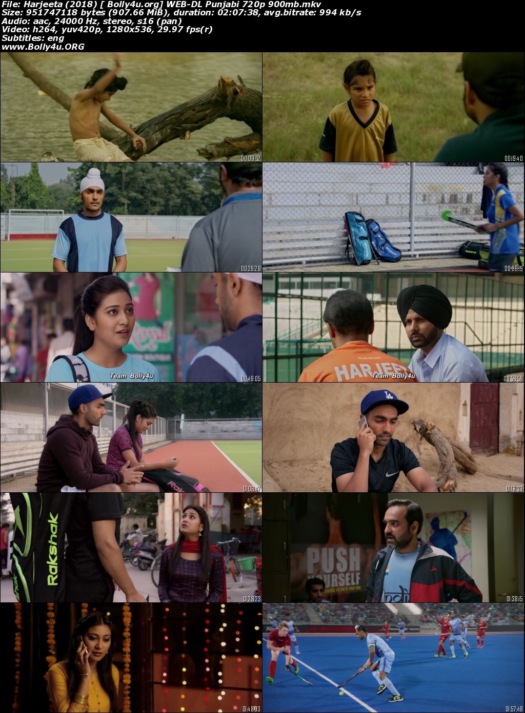 Harjeeta 2018 WEB-DL 350Mb Punjabi Movie Download 480p