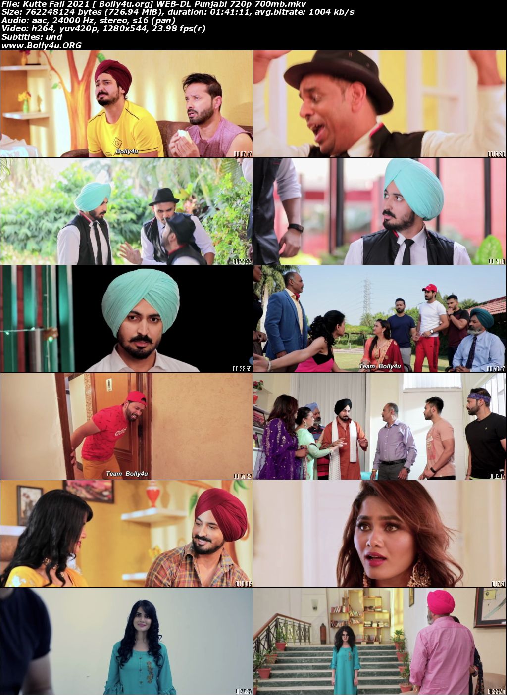 Kutte Fail 2021 WEB-DL 700Mb Punjabi Movie Download 720p