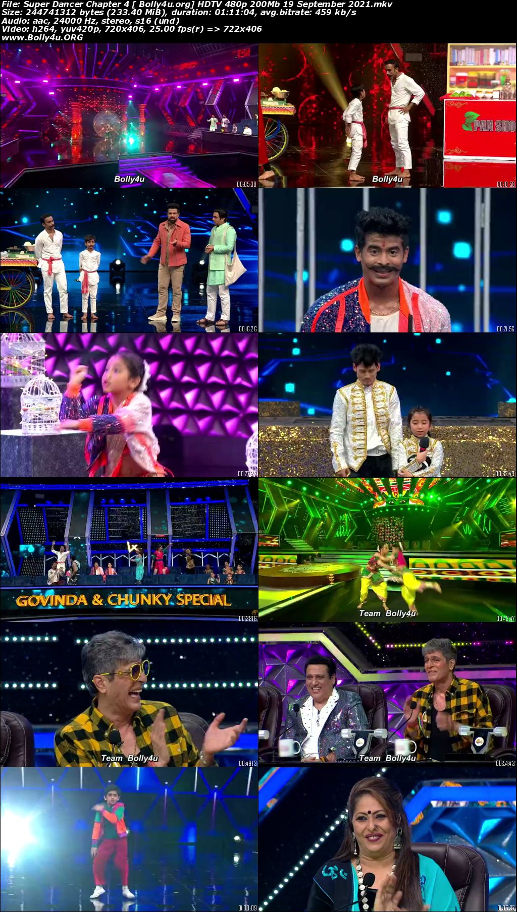 Super Dancer Chapter 4 HDTV 480p 200Mb 19 September 2021 Download