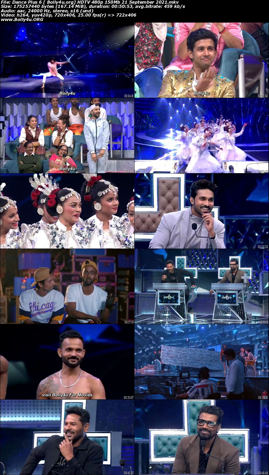 Dance Plus 6 HDTV 480p 150Mb 21 September 2021 Download