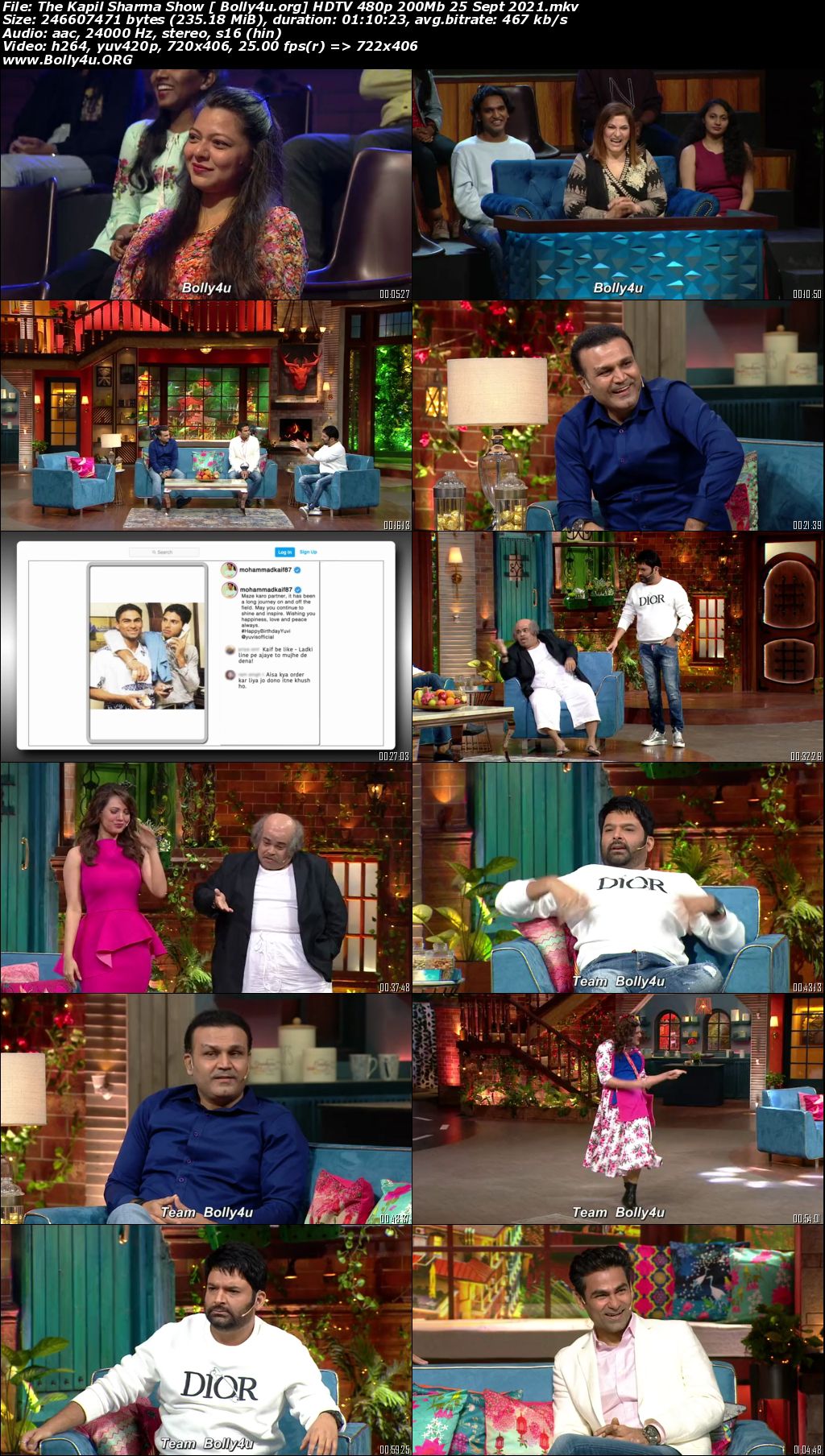 The Kapil Sharma Show HDTV 480p 200Mb 25 Sept 2021 Download