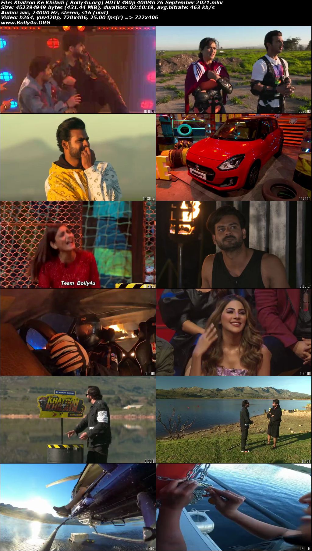 Khatron Ke Khiladi HDTV 480p 400Mb 26 September 2021 Download