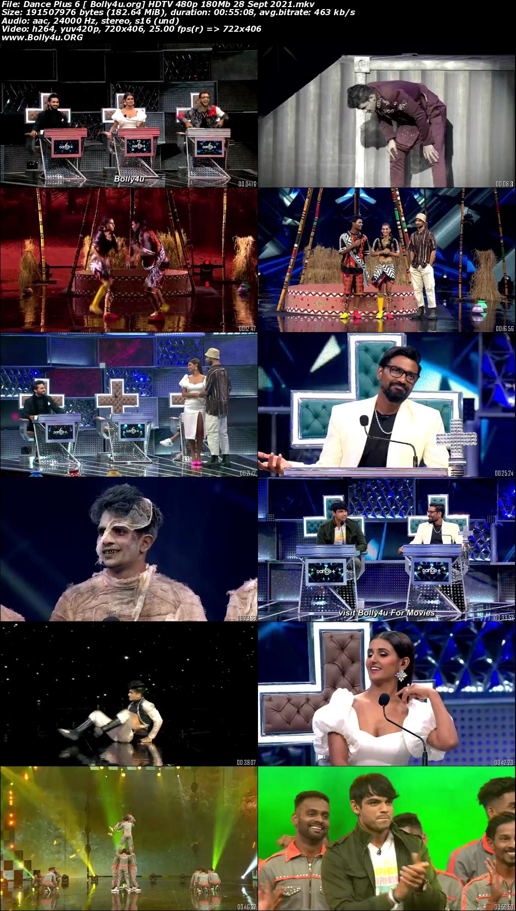 Dance Plus 6 HDTV 480p 180Mb 28 September 2021 Download