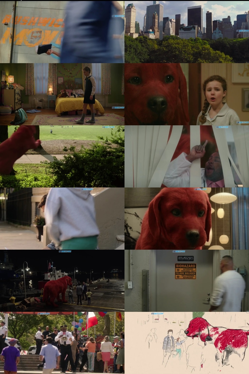 Clifford the Big Red Dog 2021 WEB-HD 900MB Telugu (Voice Over) Dual Audio 720p Download
