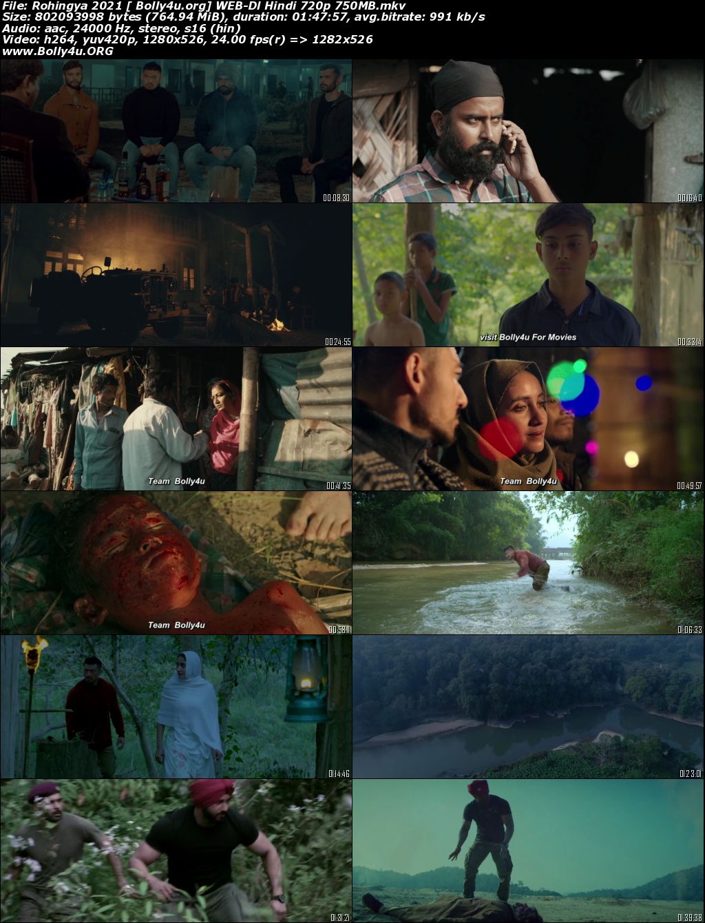 Rohingya 2021 WEB-DL 750MB Hindi Movie Download 720p