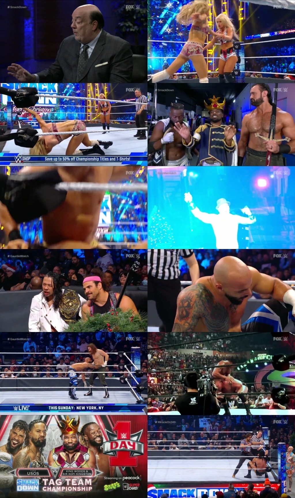 WWE Friday Night Smackdown 24th December 2021 WEBRip 480p