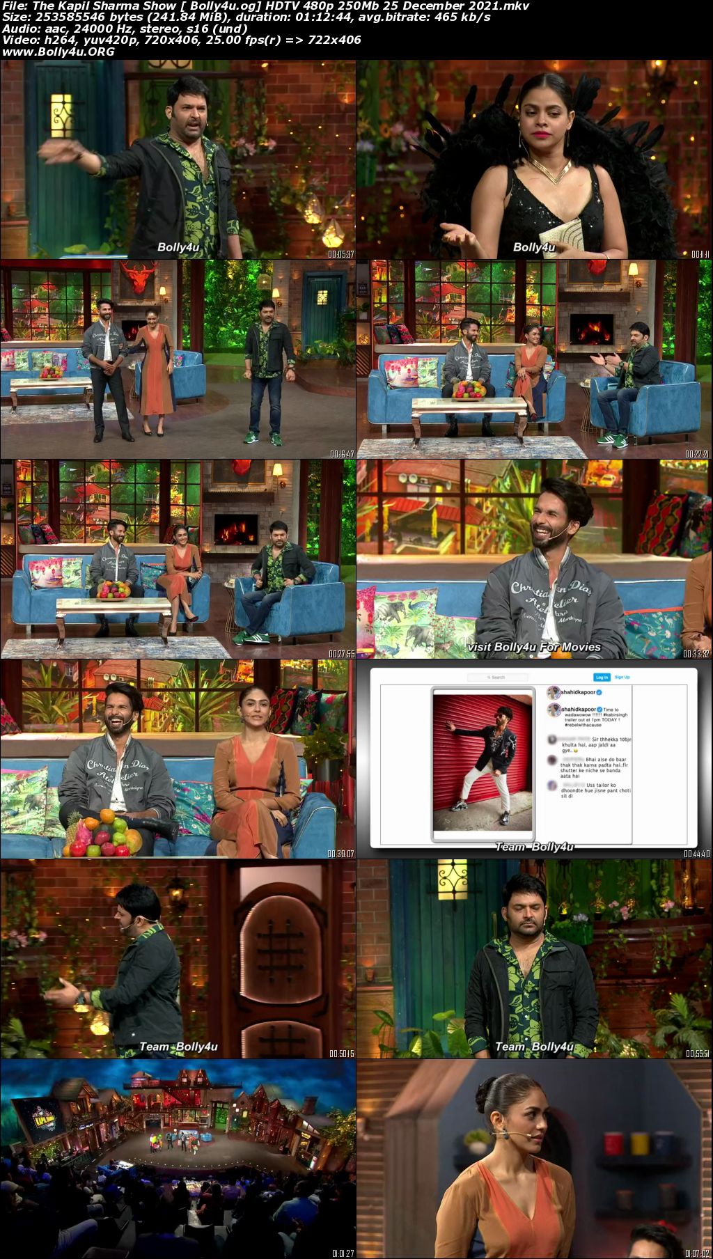 The Kapil Sharma Show HDTV 480p 200MB 25 December 2021 Download