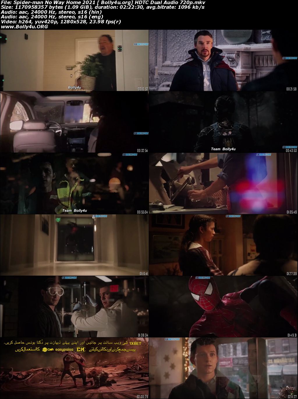 Spider-Man No Way Home 2021 HDTC 500MB Hindi CAM Dual Audio 480p Download