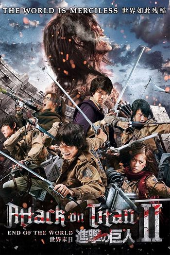 Attack on Titan Part 2 2015 Hindi Dual Audio 720p 480p BluRay ESubs