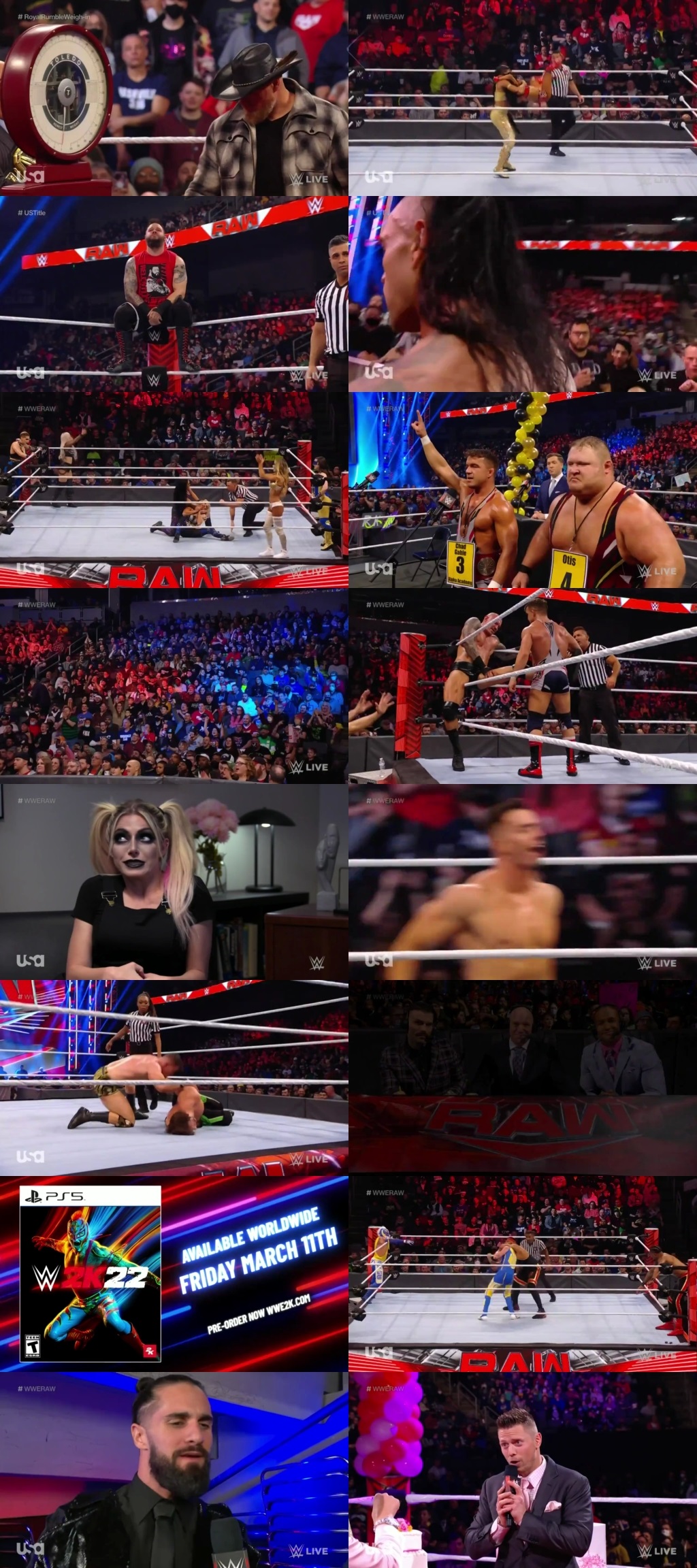 WWE Monday Night Raw 24th Janauary 2022 WWE Monday Night Raw 24th Janauary 2022