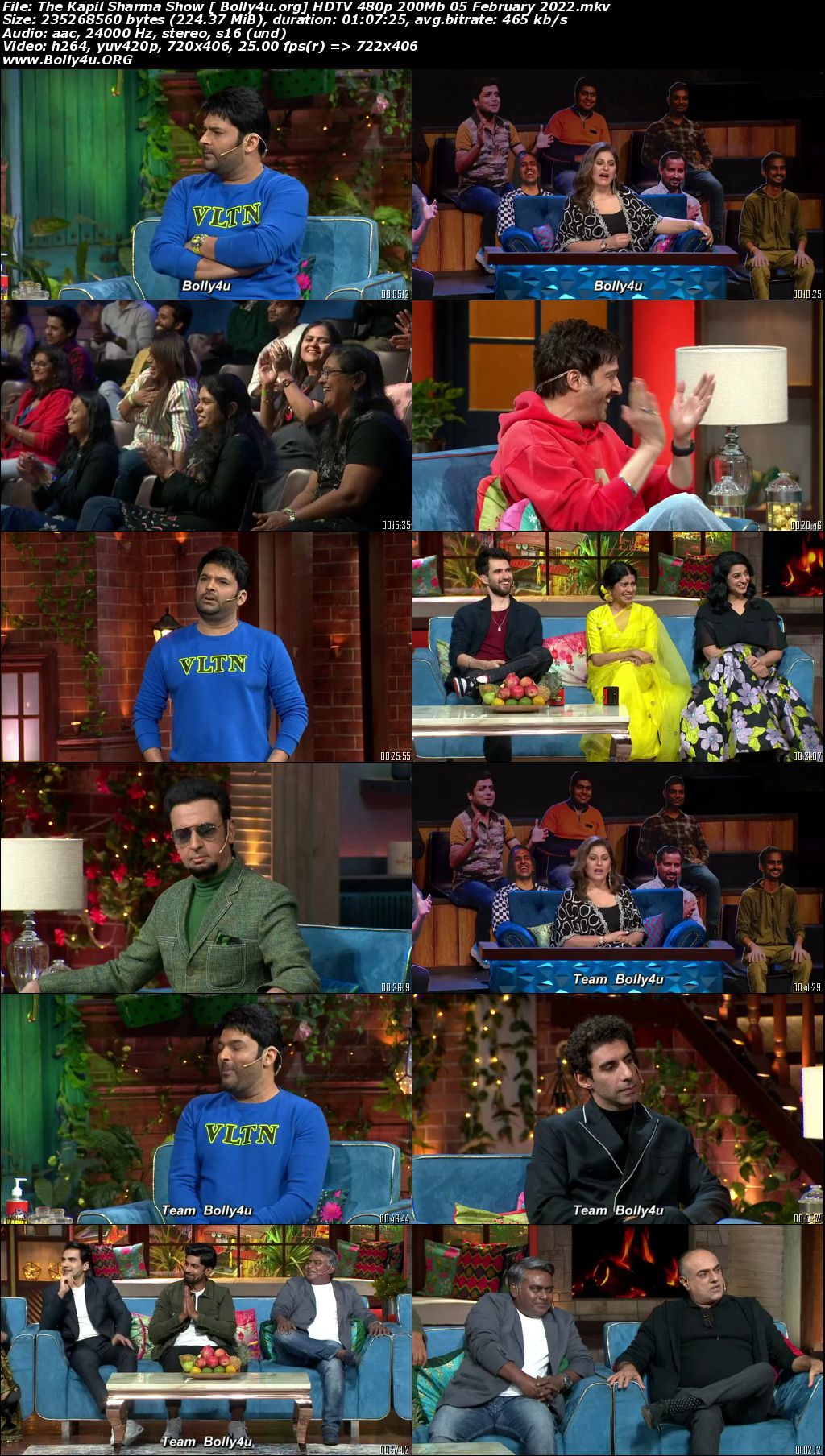 The Kapil Sharma Show HDTV 480p 200Mb 05 February 2022 Download