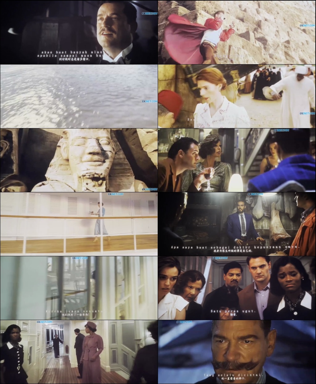 Death on the Nile 2022 HDCAM 750MB Hindi ORG (Clean)-English 720p Download