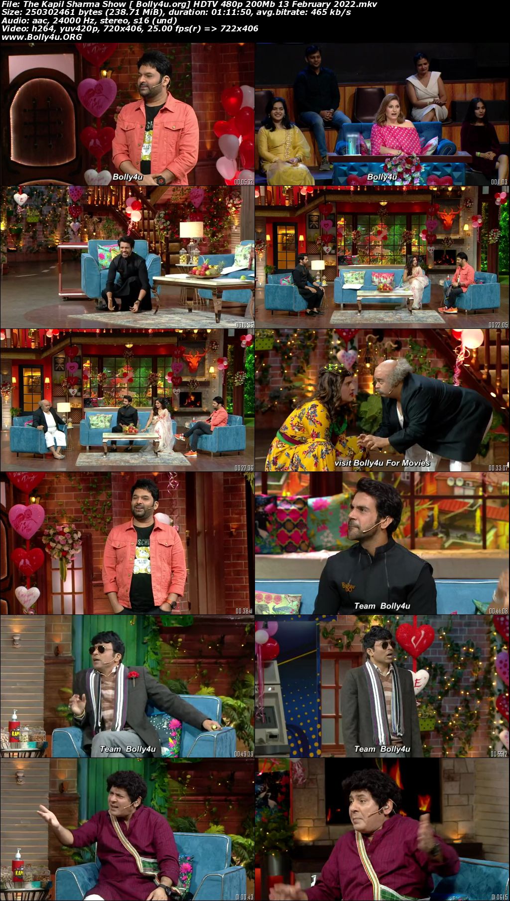 The Kapil Sharma Show HDTV 480p 200Mb 13 February 2022 Download