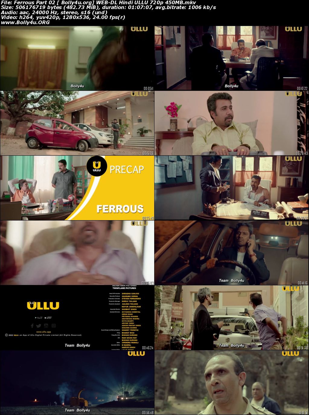 Ferrous 2022 WEB-DL 450MB Hindi Part 02 ULLU 720p