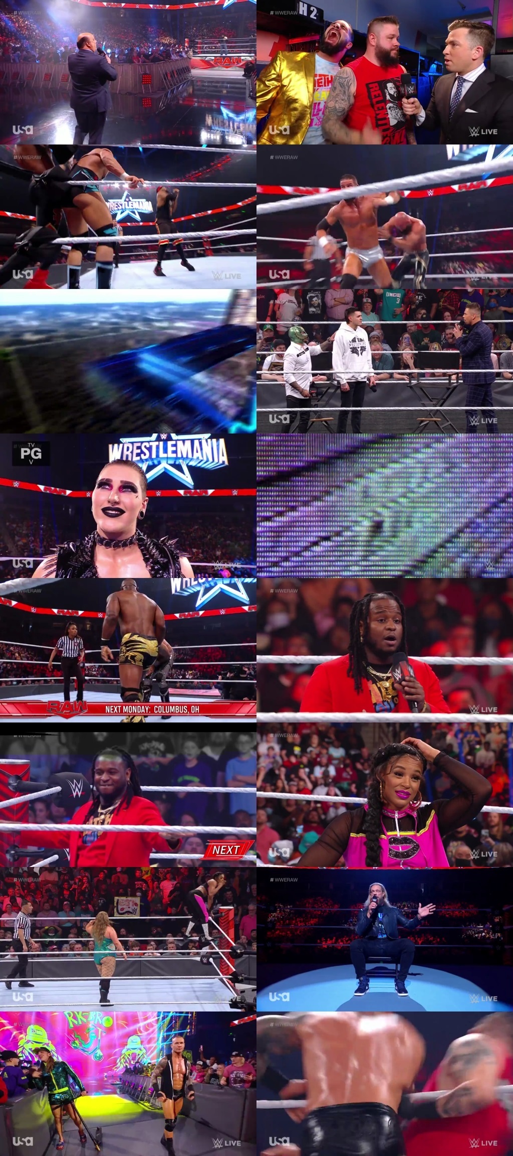 WWE Monday Night Raw 21st February 2022