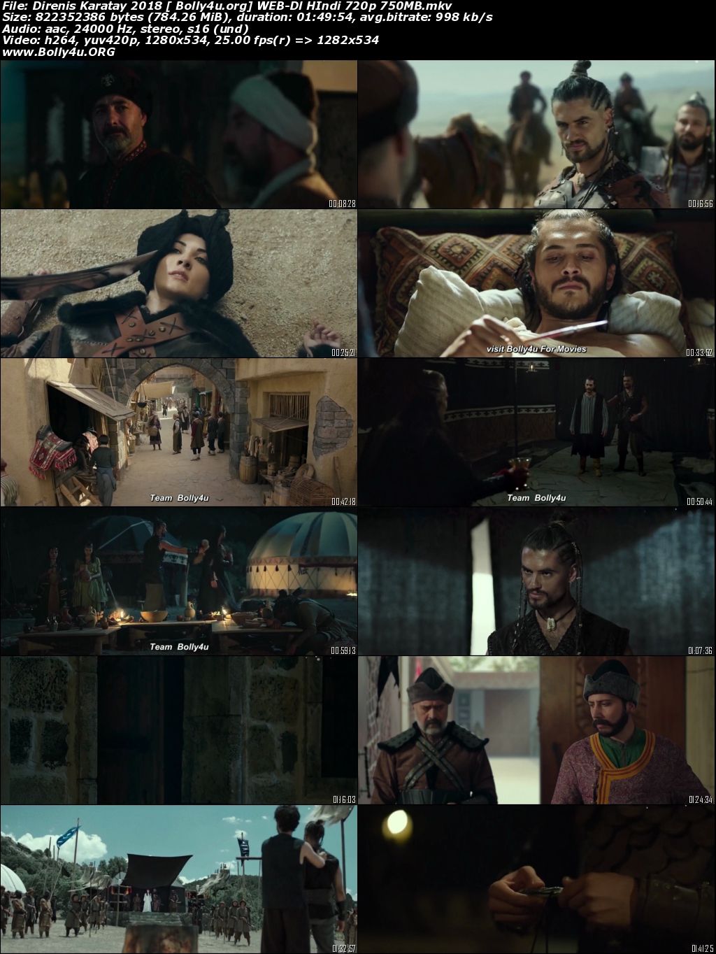 Direnis Karatay 2018 WEB-DL Hindi Dubbed 720p 480p Download