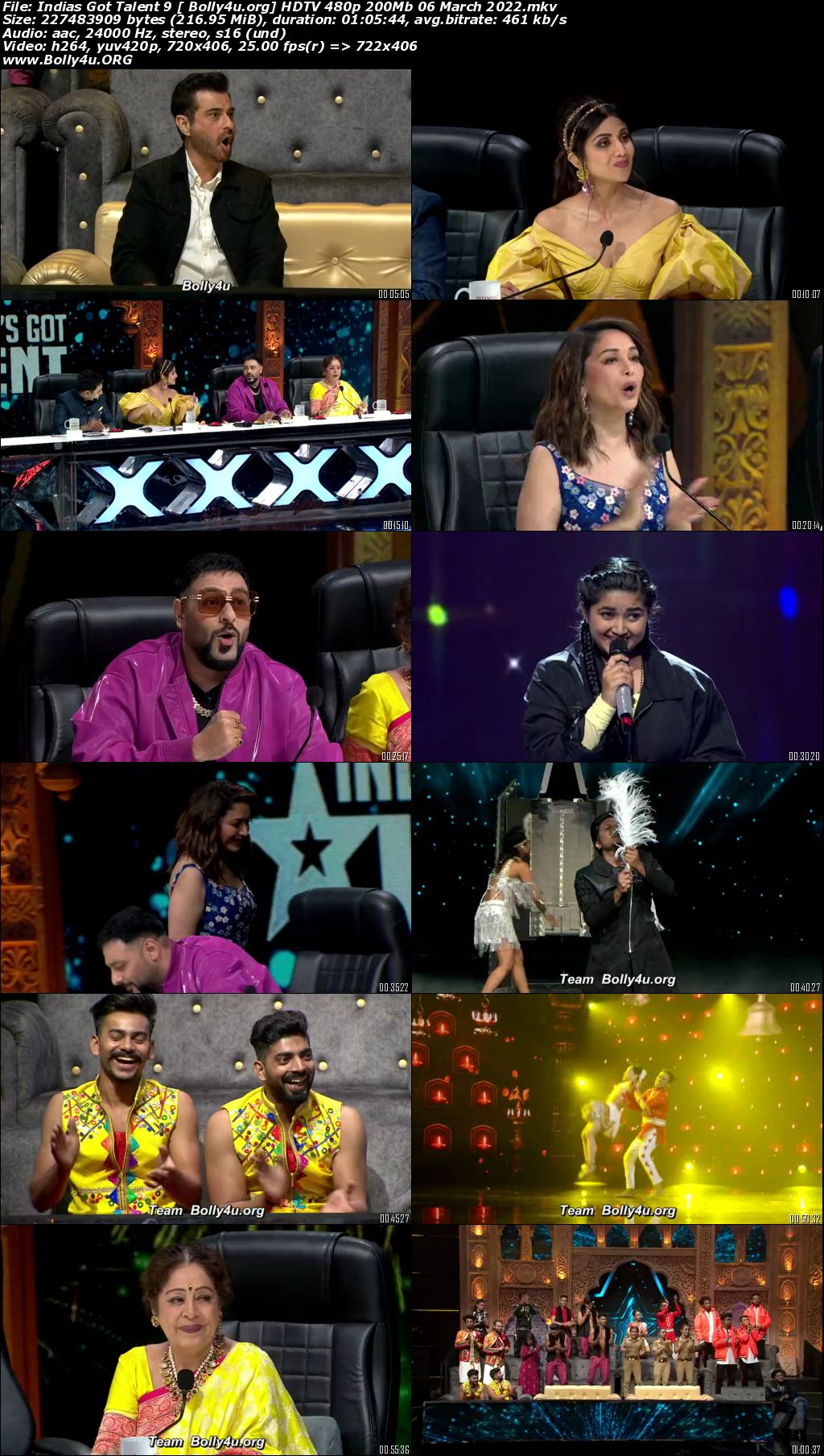 Indias Got Talent 9 HDTV 480p 200Mb 06 March 2022 Download