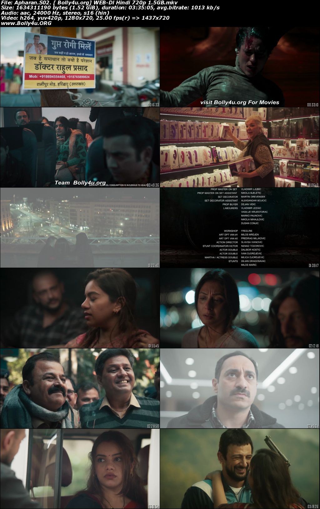 Apharan 2022 WEB-DL Hindi S02 Complete 720p 480p Download