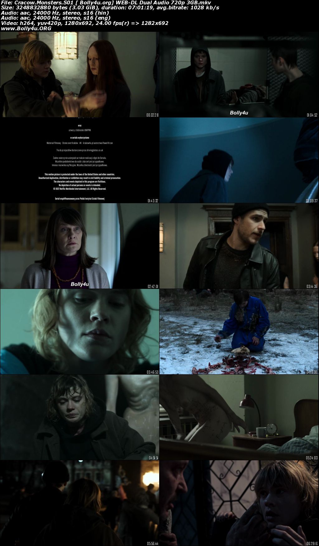 Cracow Monsters 2022 WEB-DL Hindi Dual Audio S01 Download 720p 480p