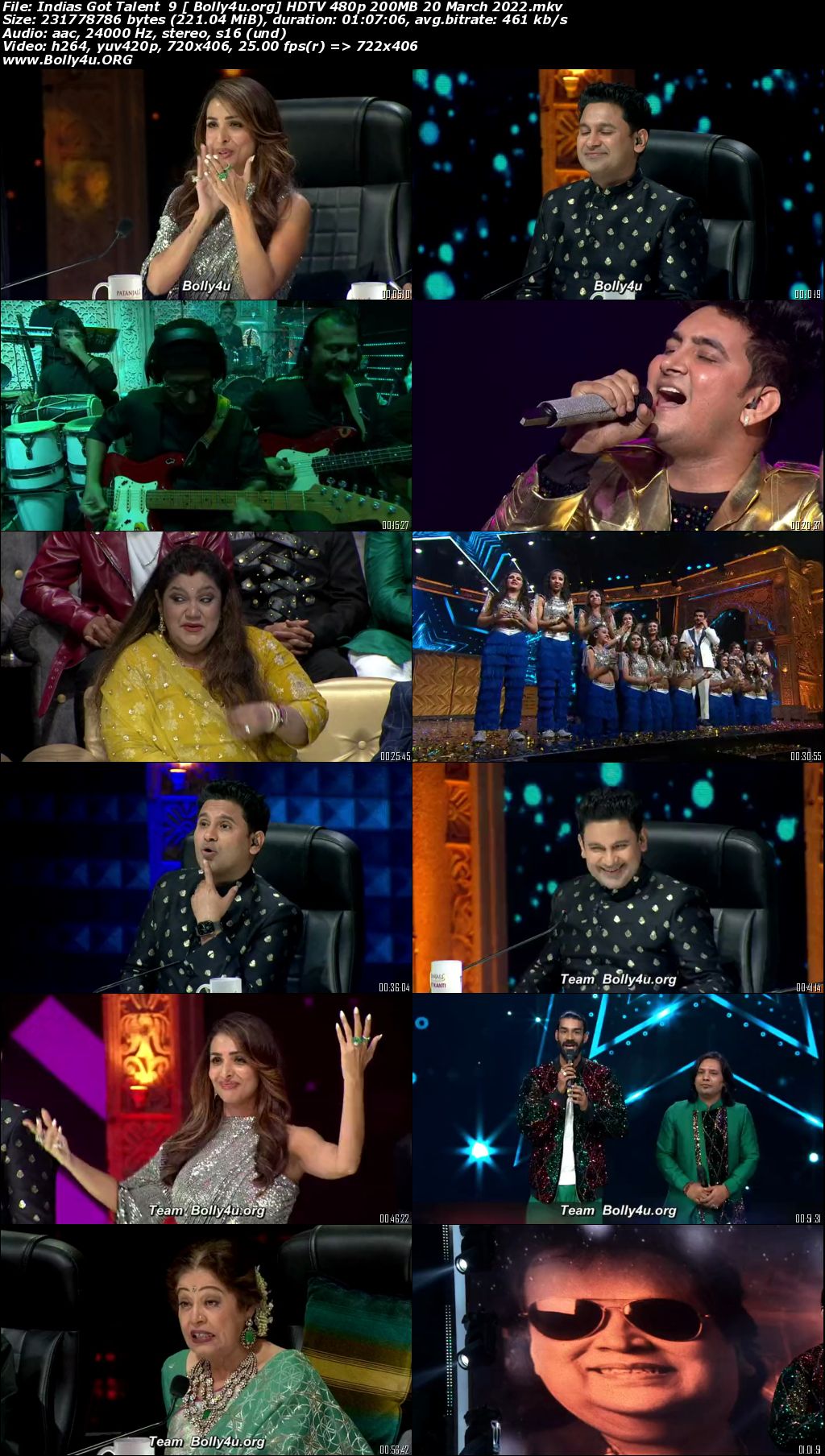 Indias Got Talent 9 HDTV 480p 200MB 20 March 2022 Download