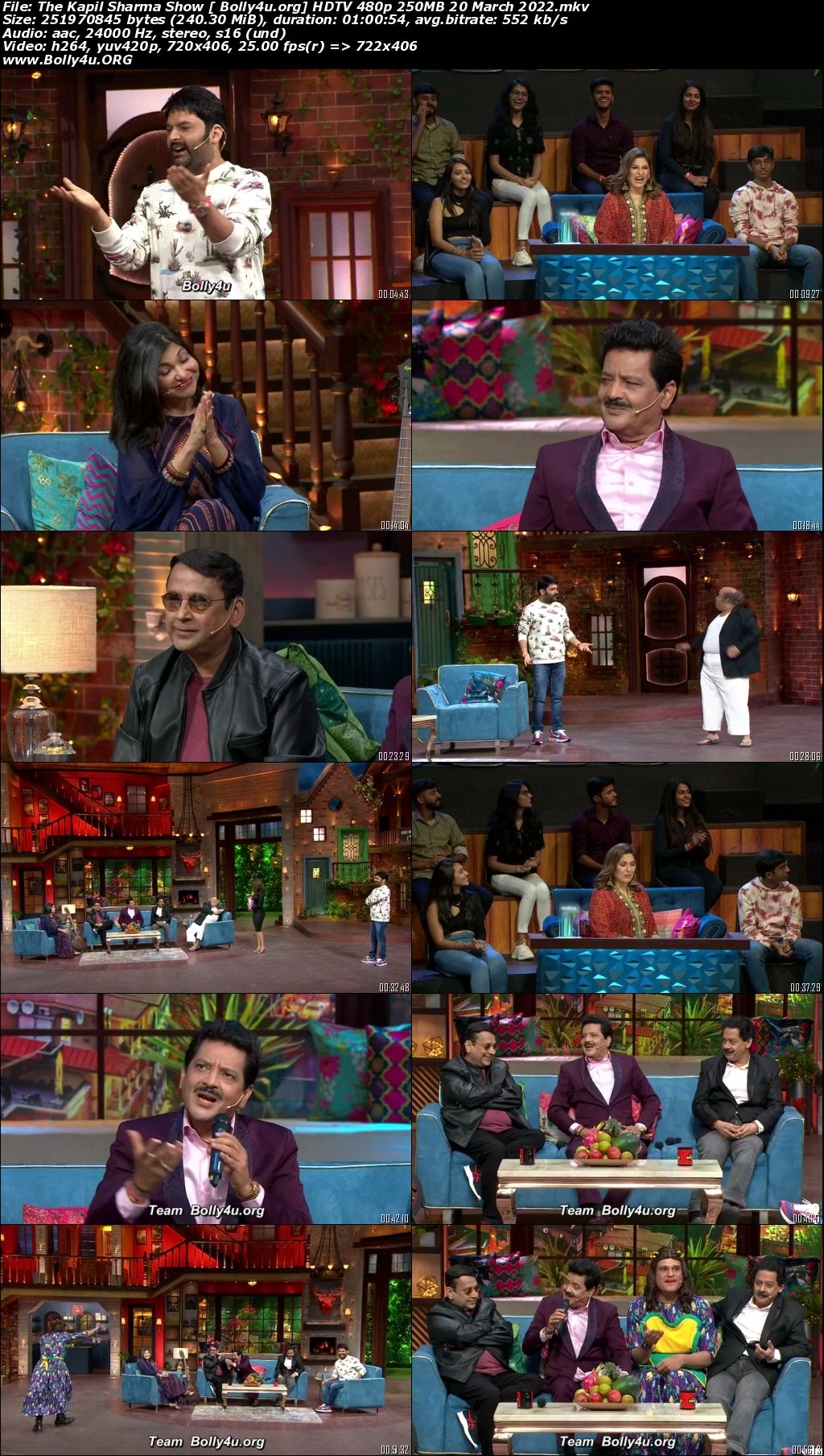 The Kapil Sharma Show HDTV 480p 250MB 20 March 2022 Download