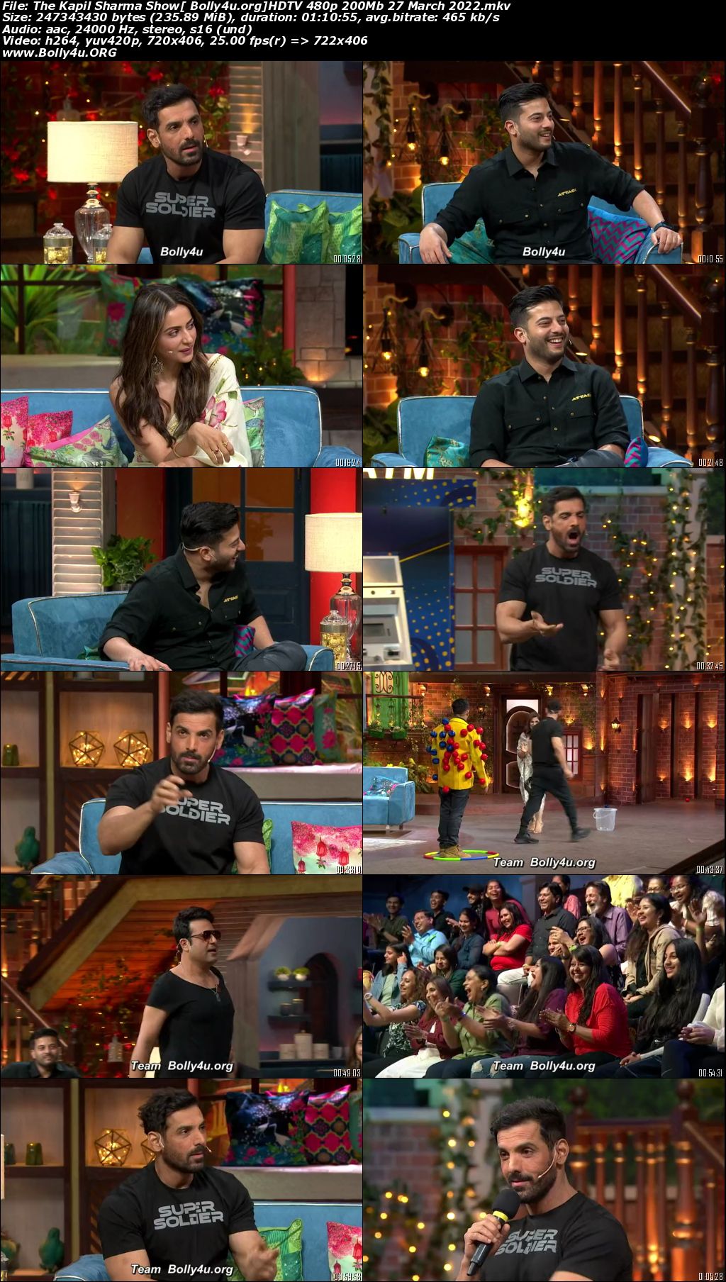 The Kapil Sharma Show HDTV 480p 200Mb 27 March 2022 Download