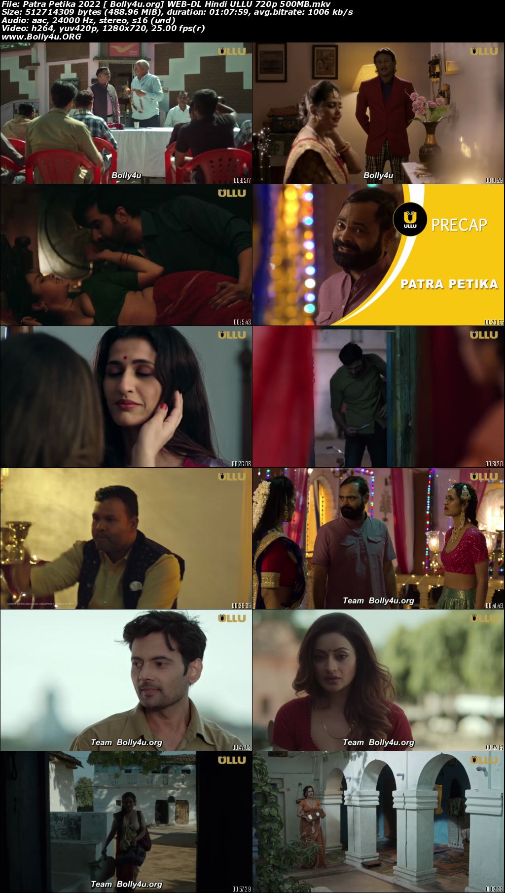 Patra Petika 2022 WEB-DL Hindi Part 01 ULLU 720p 480p Download