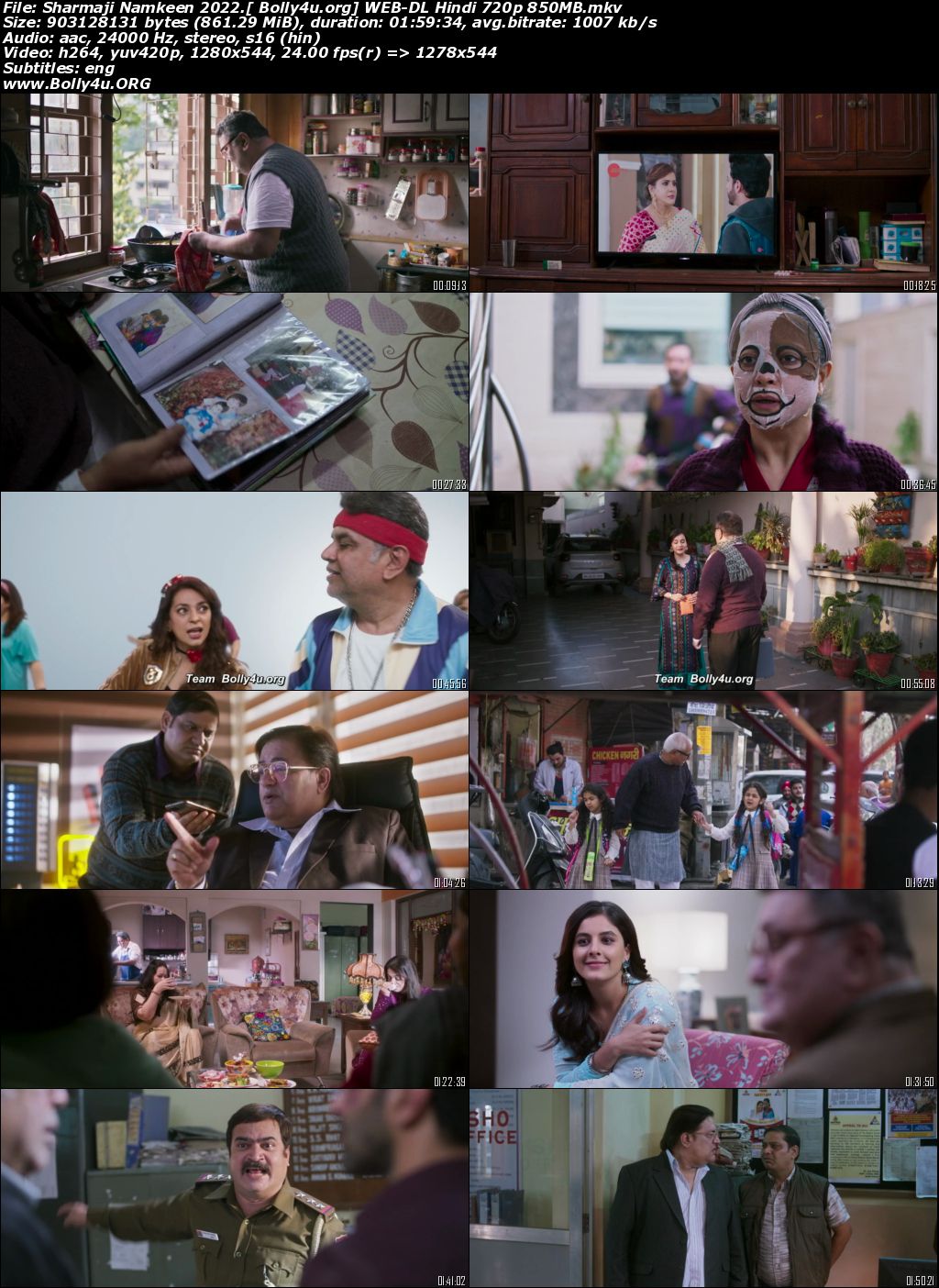 Sharmaji Namkeen 2022 WEB-DL Hindi Movie Download 720p 480p