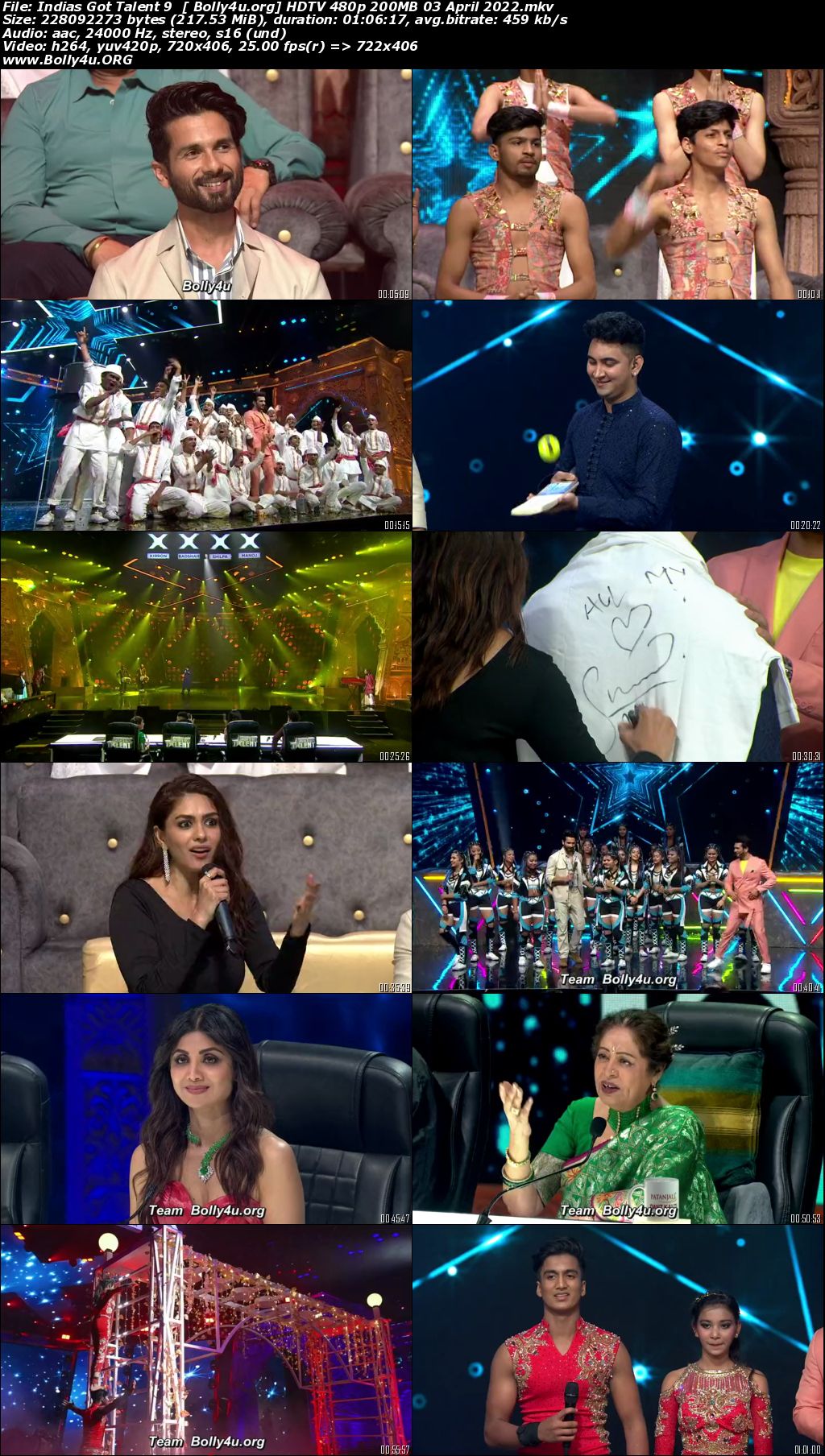 Indias Got Talent 9 HDTV 480p 200MB 03 April 2022 Download