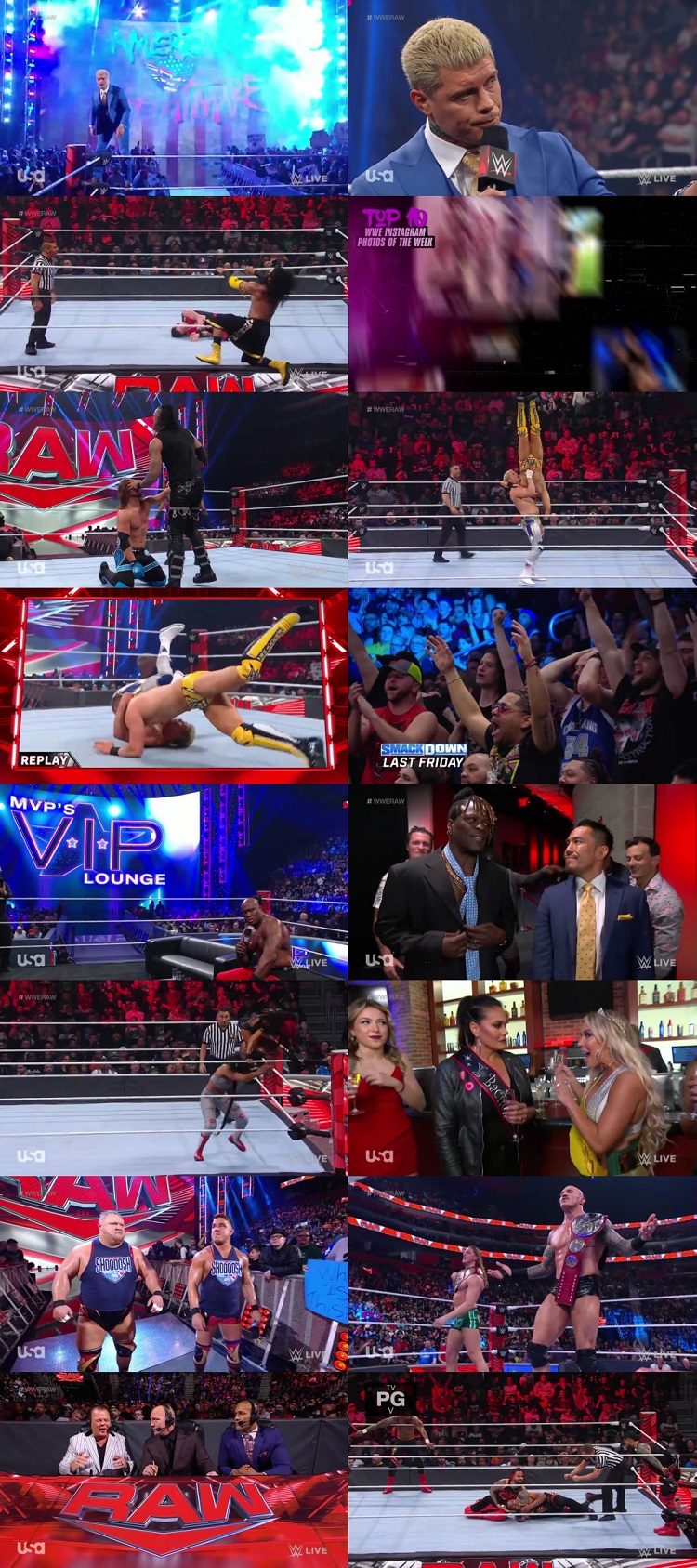 WWE Monday Night Raw 11th April 2022