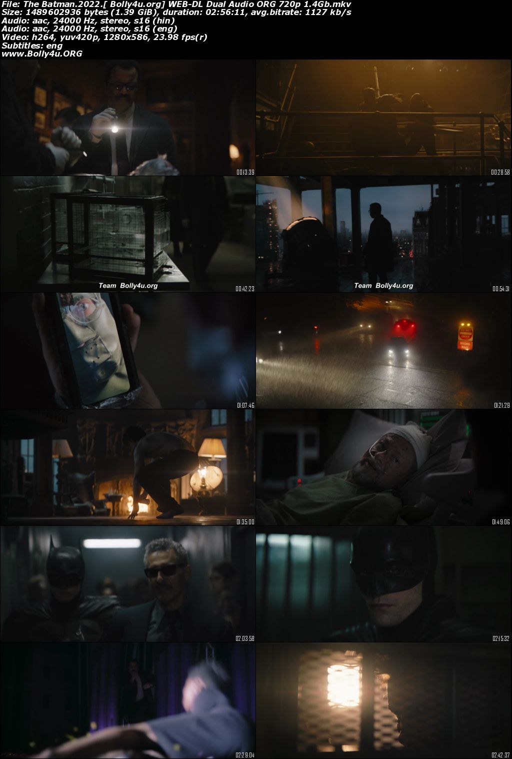 The Batman 2022 WEB-DL Hindi Dual Audio ORG 720p 480p Download