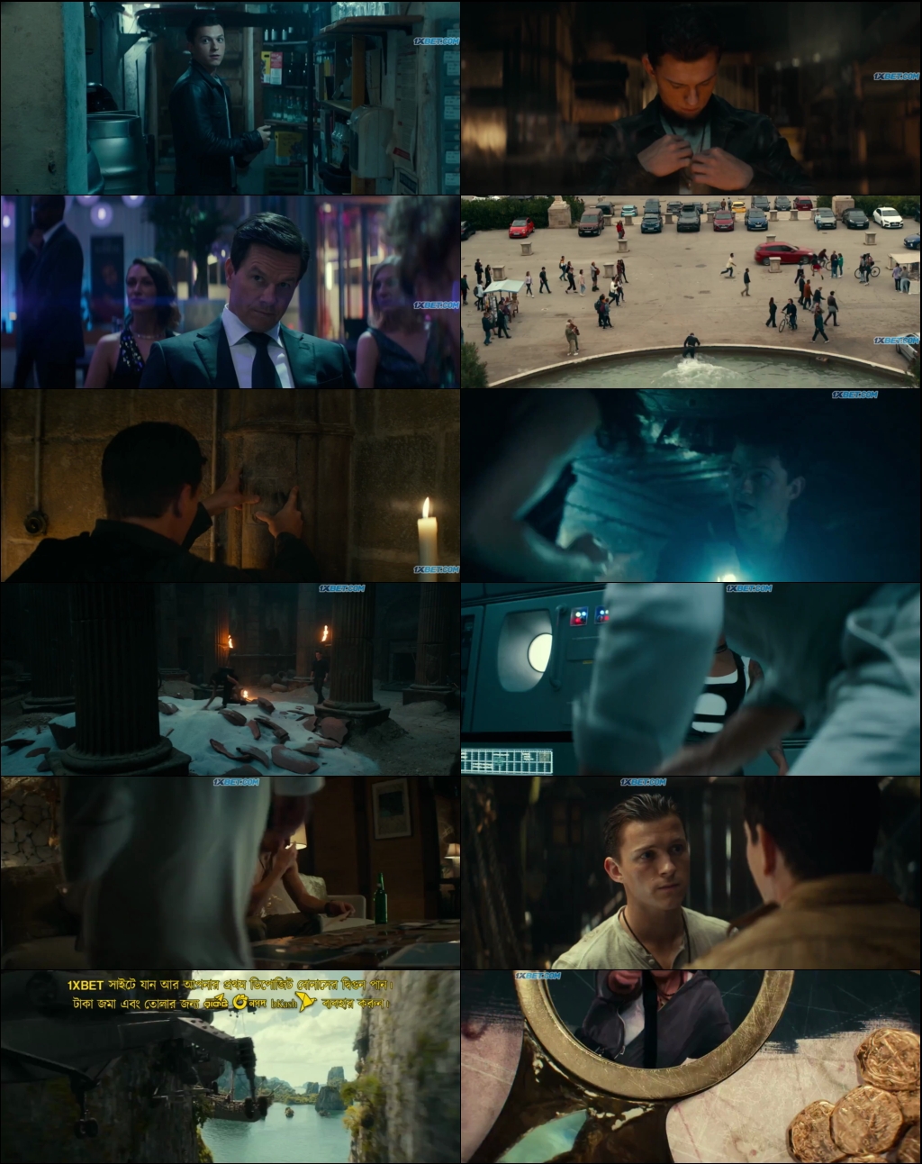  Uncharted 2022 Bengali (Voice Over) Dual Audio 720p WEB-HD