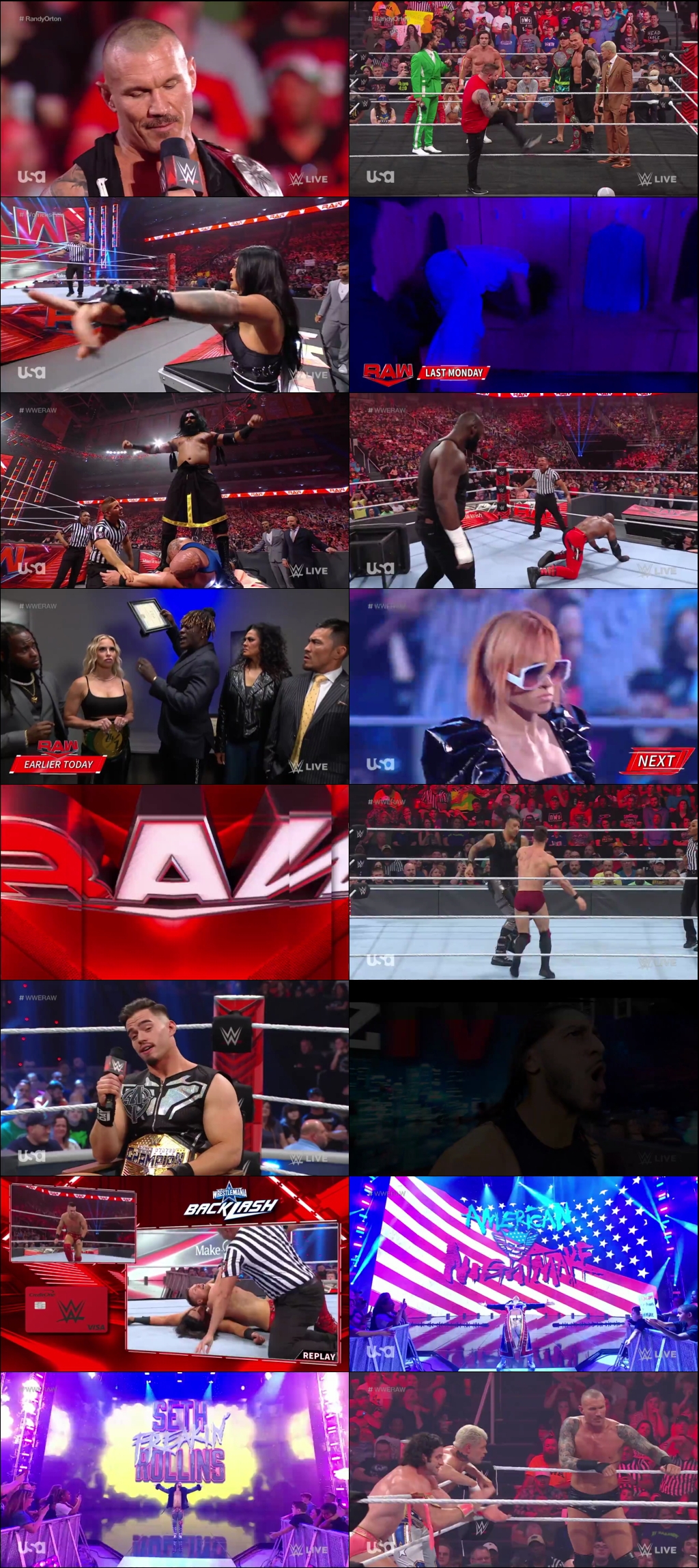 WWE Monday Night Raw 25th April 2022 WWE Monday Night Raw 25th April 2022