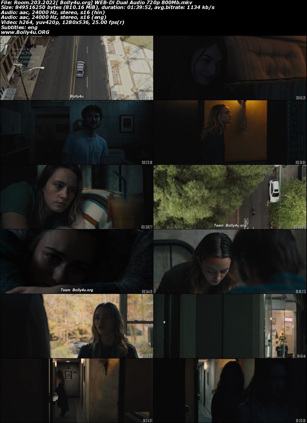 Room 203 2022 WEB-DL Hindi Dual Audio ORG 720p 480p Download