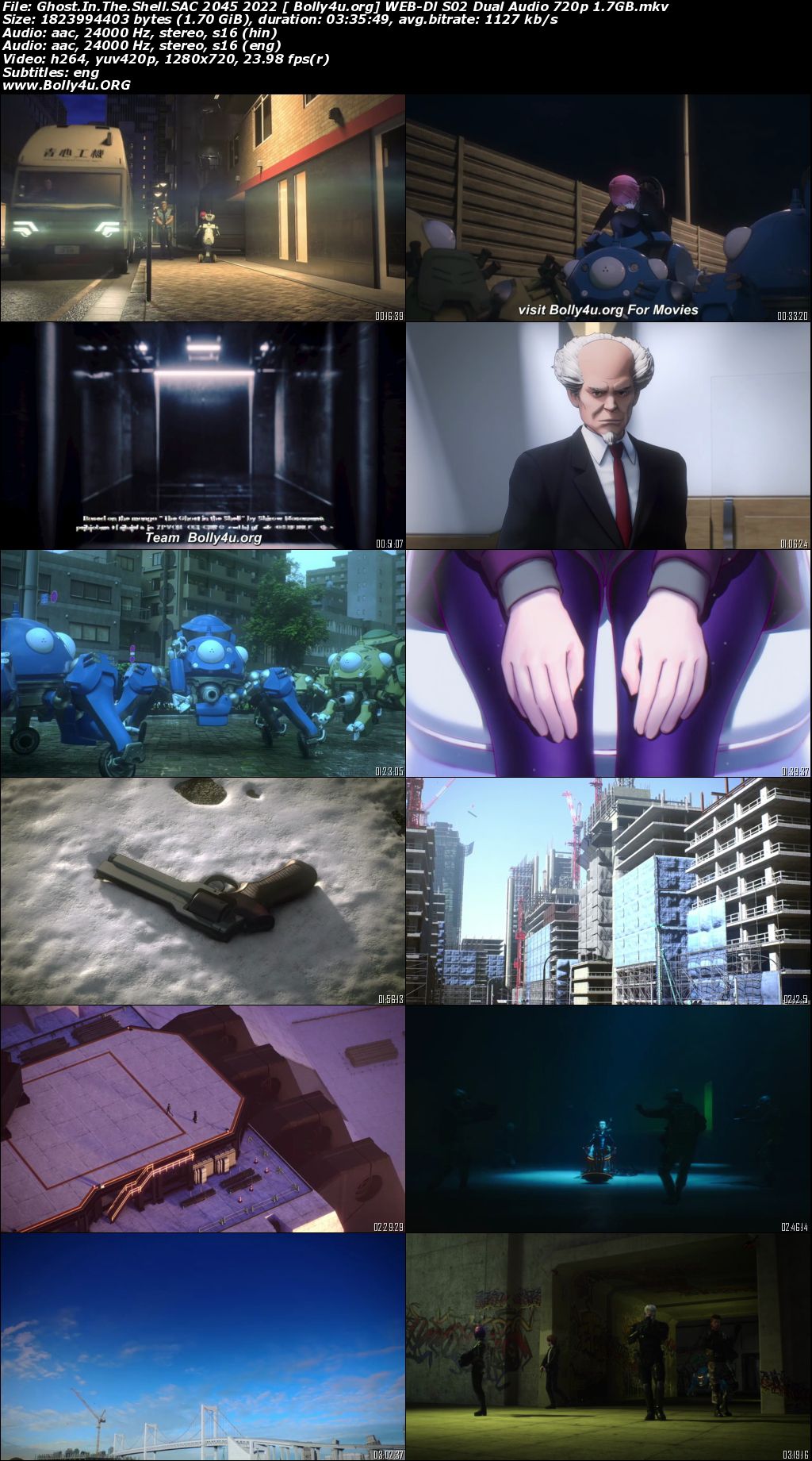 Ghost In The Shell SAC 2045 2022 WEB-DL S02 Hindi Dual Audio 720p 480p