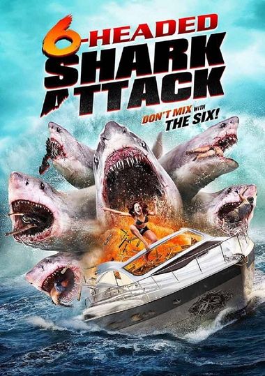6-Headed Shark Attack (2018) WEB-HDRip [Hindi DD2.0 & English] Dual Audio 720p & 480p x264 ESubs HD | Full Movie