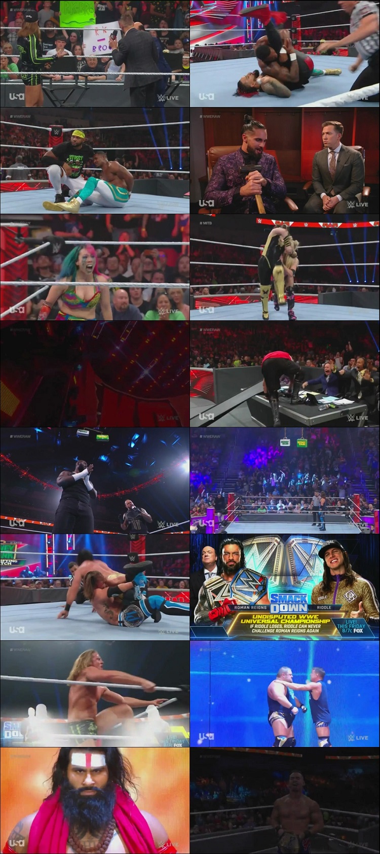 WWE Monday Night Raw 13th June 2022 WWE Monday Night Raw 13th June 2022