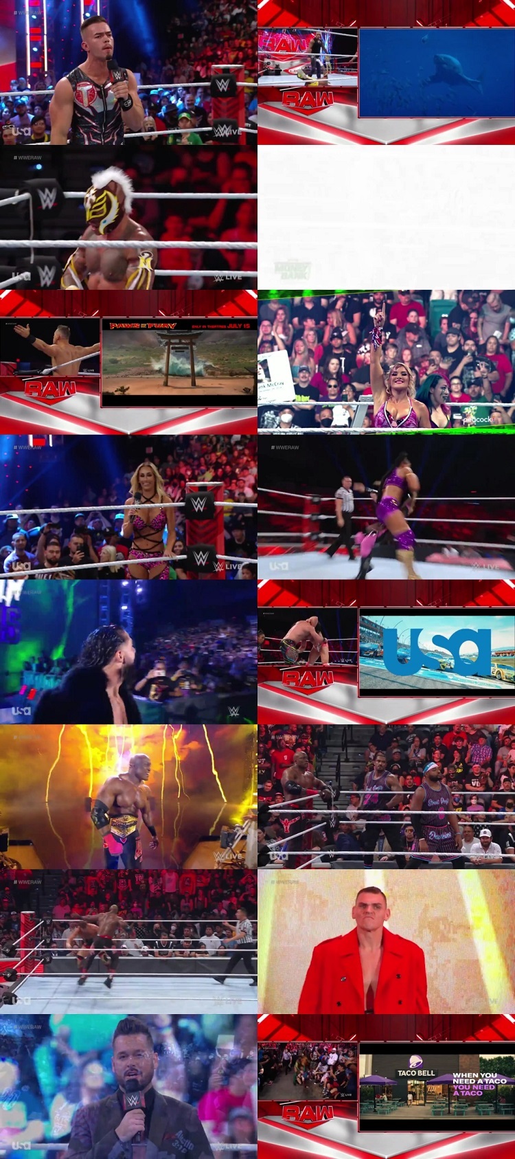 WWE Monday Night Raw 4th July 2022 WWE Monday Night Raw 4th July 2022