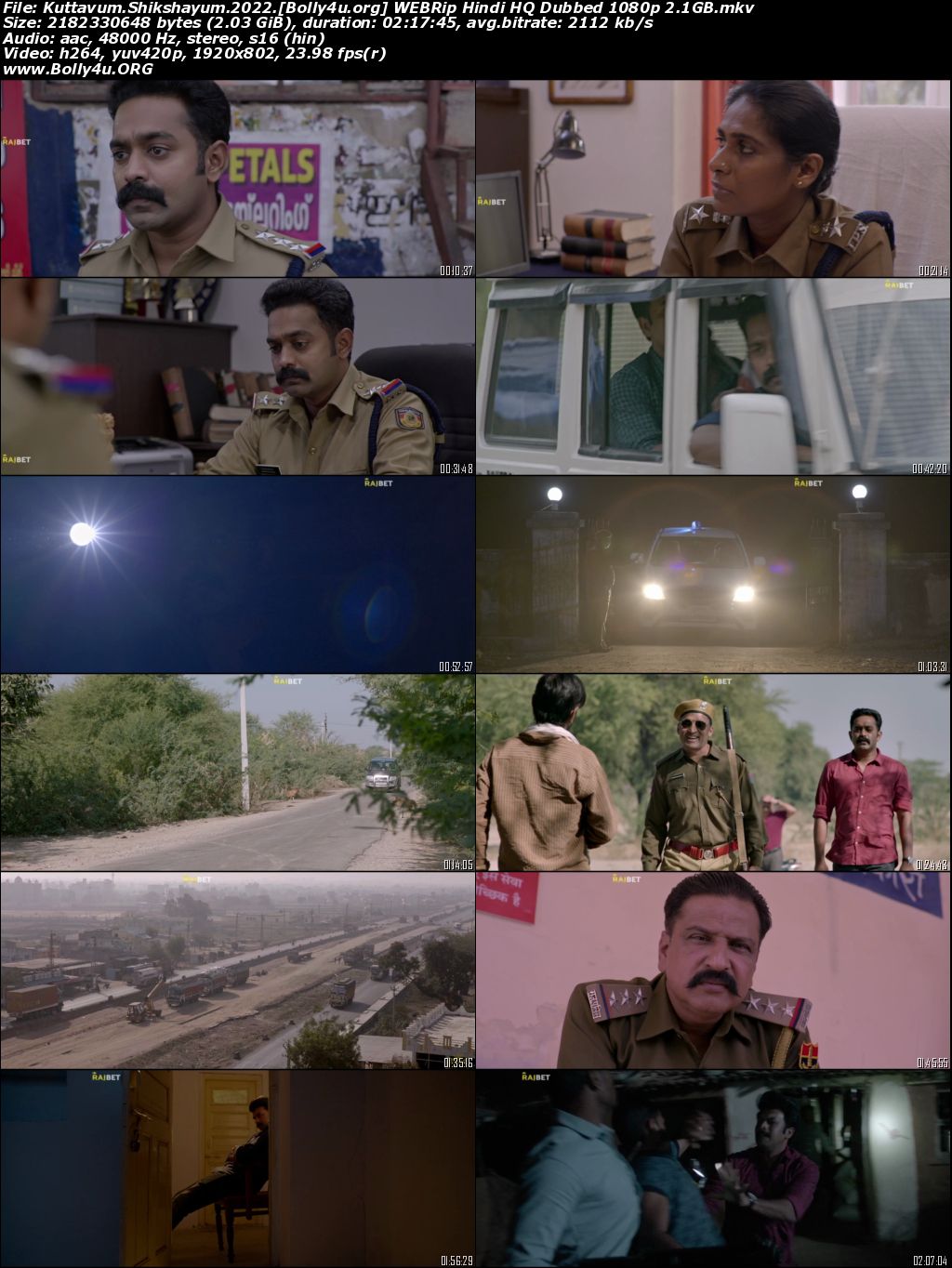 Kuttavum Shikshayum 2022 WEBRip Hindi HQ Dubbed Full Movie Download 1080p 720p 480p