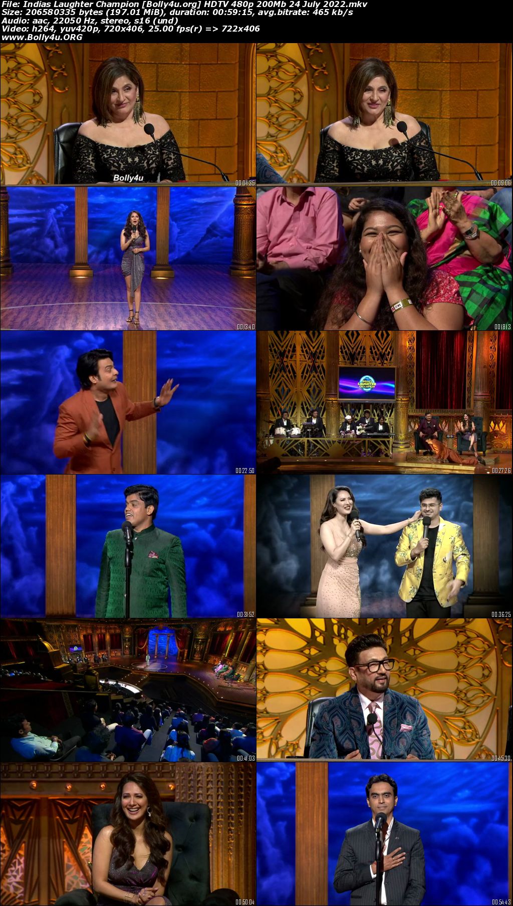 Indias Laughter Champion HDTV 480p 200Mb 24 July 2022 Download