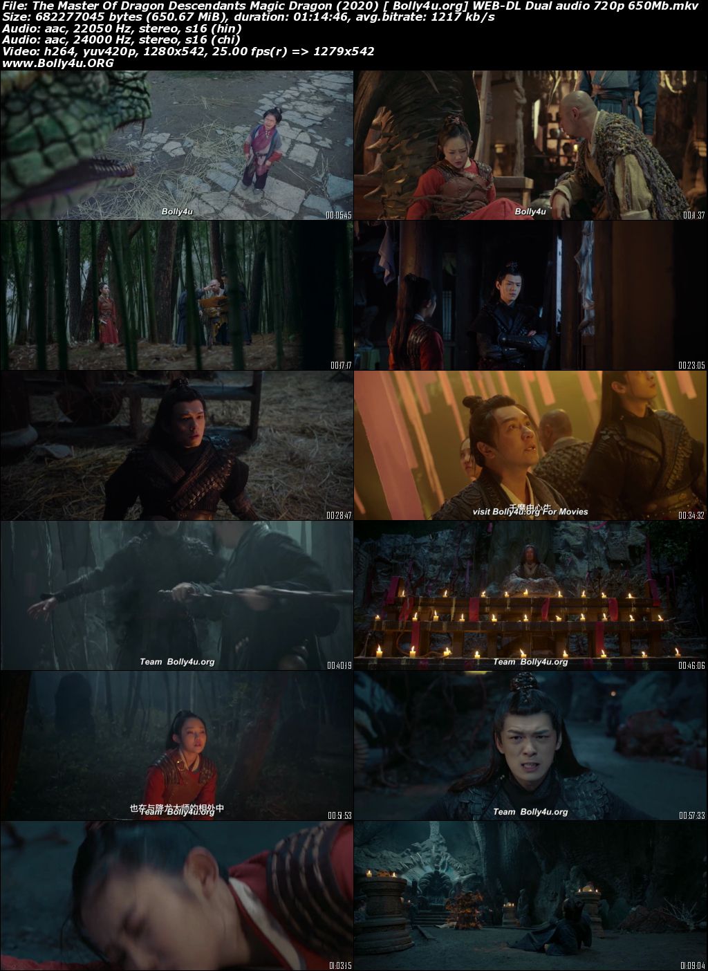 The Master Of Dragon Descendants Magic Dragon 2020 WEB-DL Hindi Dual Audio Full Movie Download 720p 480p