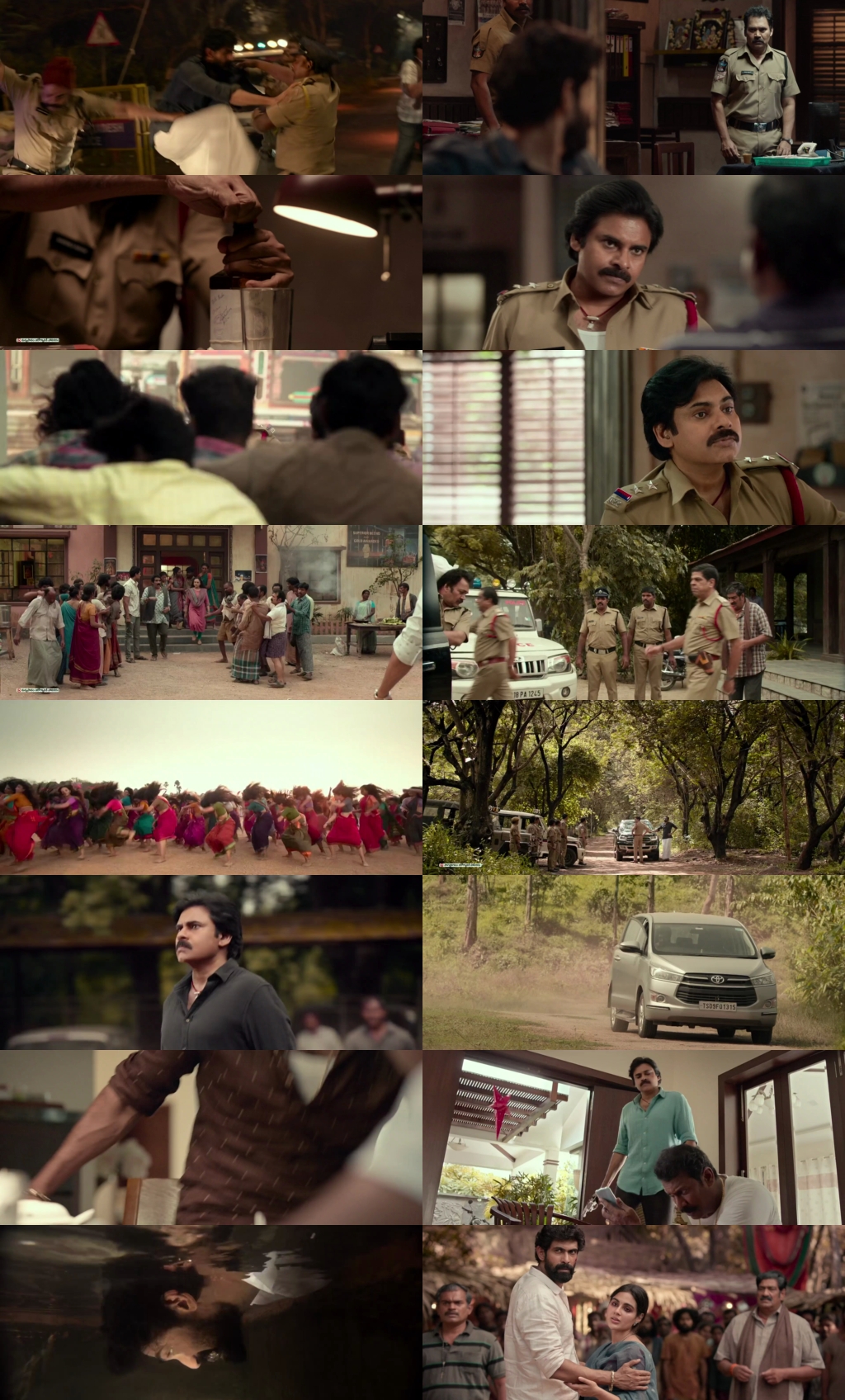 Bheemla Nayak 2022 Hindi Dual Audio 1080p 720p 480p UNCUT HDRip ESubs HEVC