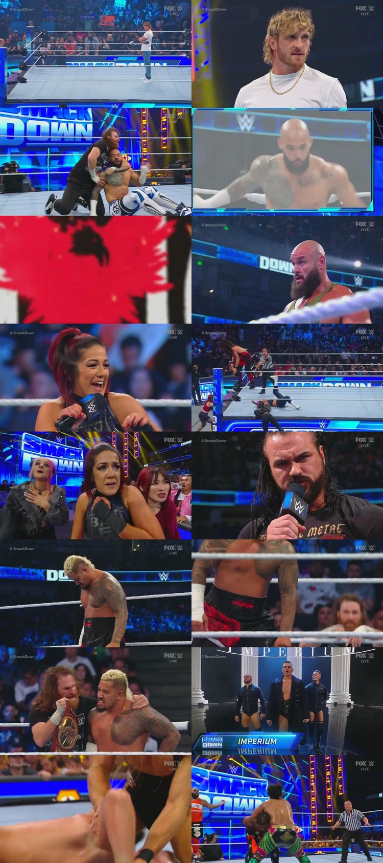 WWE Friday Night Smackdown 16th September 2022 720p 350MB HDTV 480p